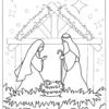Nativity Coloring Pages