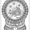 Christmas Mandala Coloring Pages