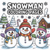 Snowman Coloring Pages
