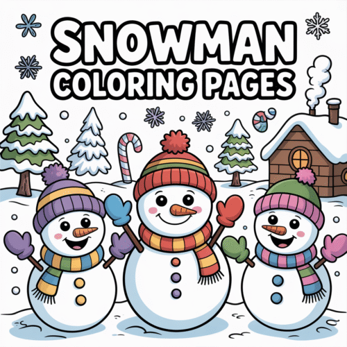 Snowman Coloring Pages