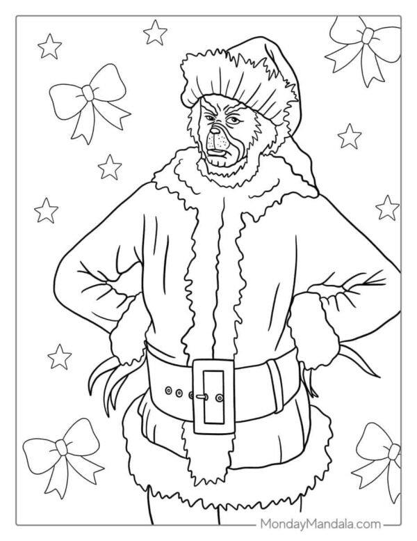 Grinch Coloring Pages