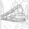 Polar Express Coloring Pages