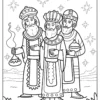 Nativity Coloring Pages