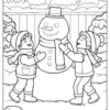 Snowman Coloring Pages