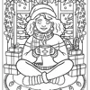 Christmas Lights Coloring Pages